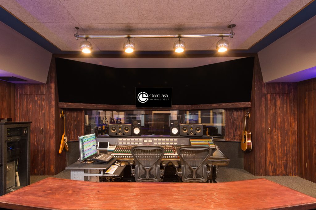 Clear Lake Studio A Control Room Wide View